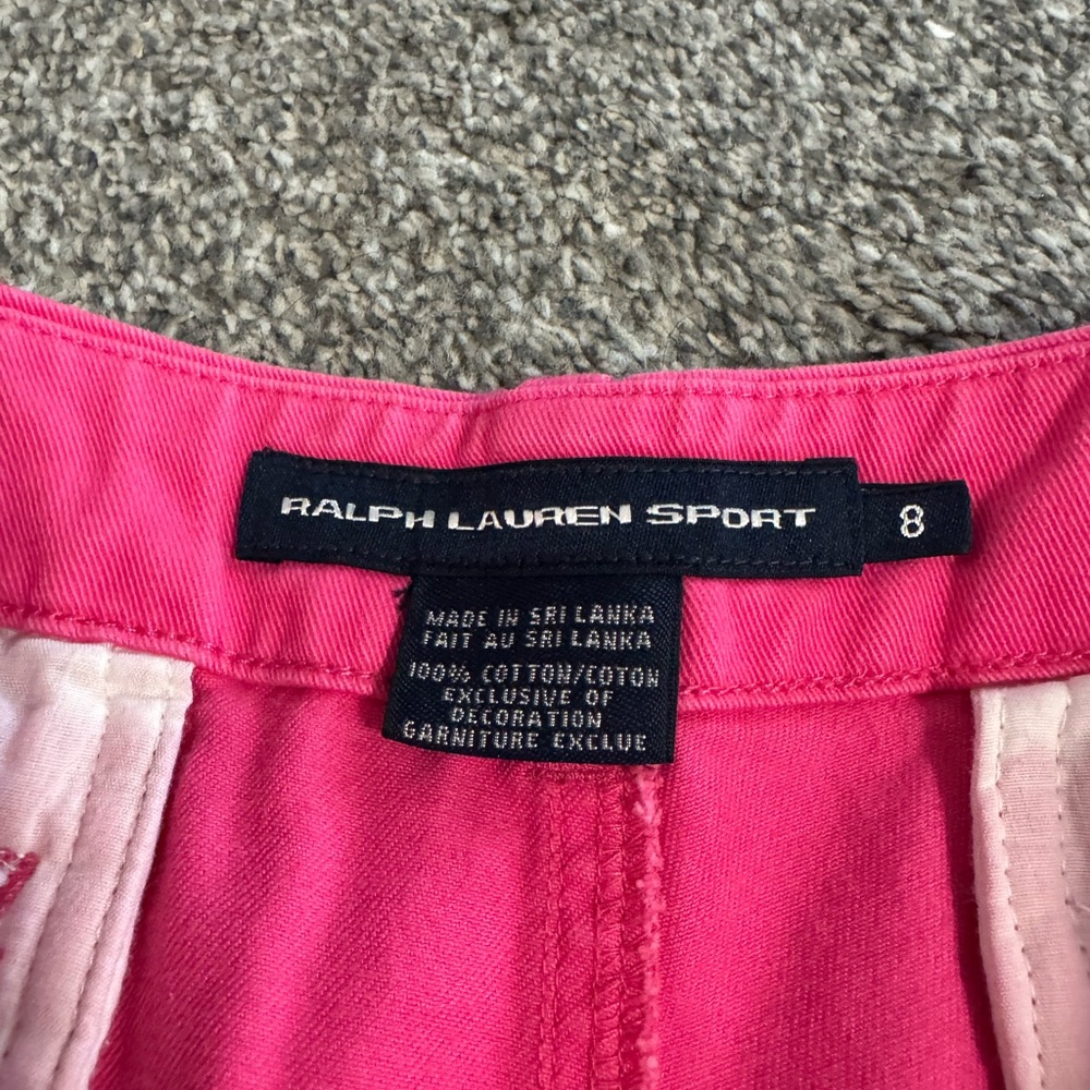Ralph Lauren Women's Bright Pink Shorts - Picture 4 of 4